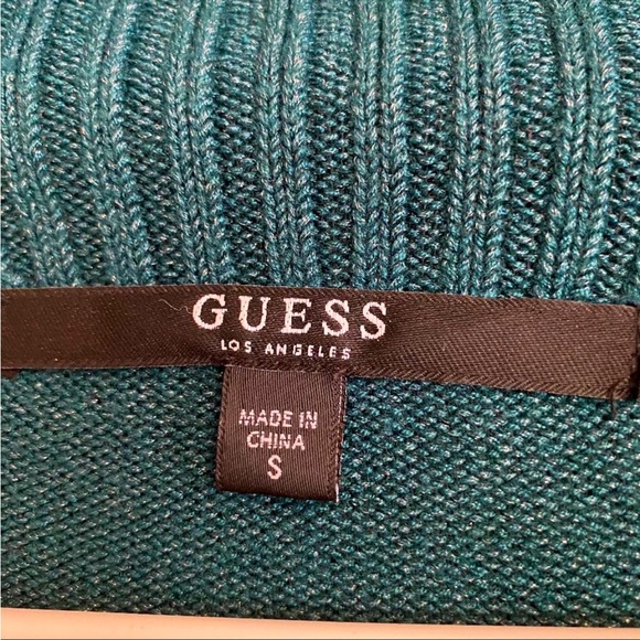 Guess Green Balloon Sleeve Sweater - Picture 6 of 6